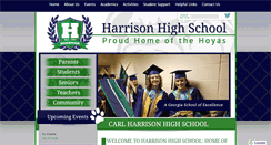 Desktop Screenshot of harrisonhigh.org